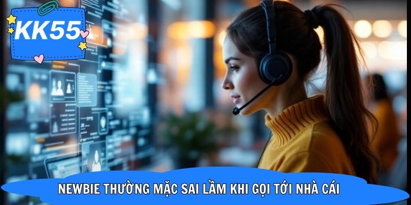 Newbie thường mặc sai lầm khi gọi tới nhà cái